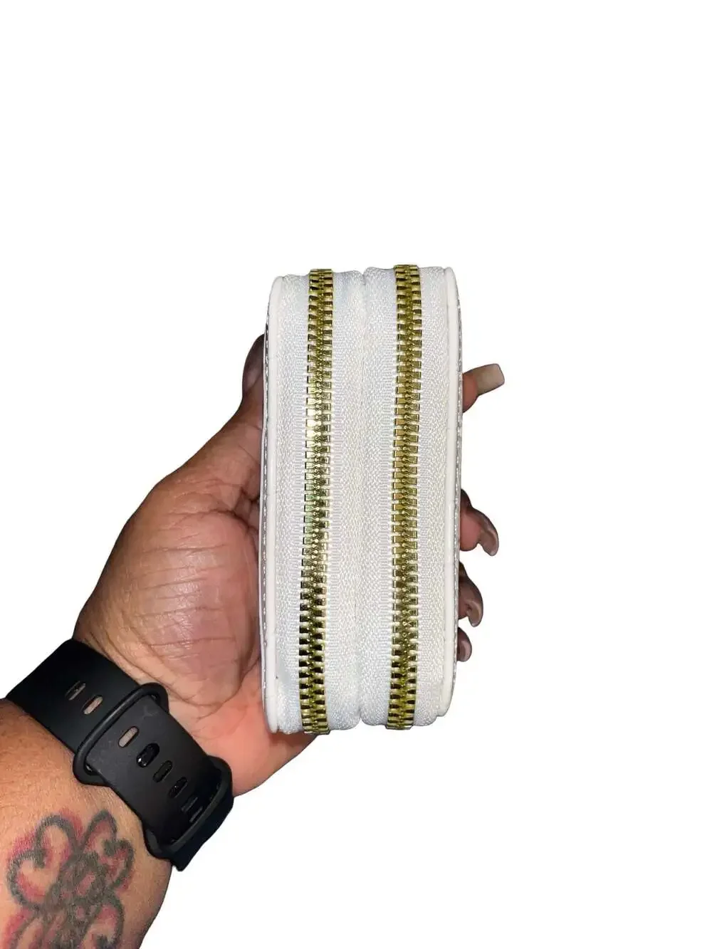I'm a SWIFTIE Crocodile Pattern Double Zipper Accordion Card Holder Wallet